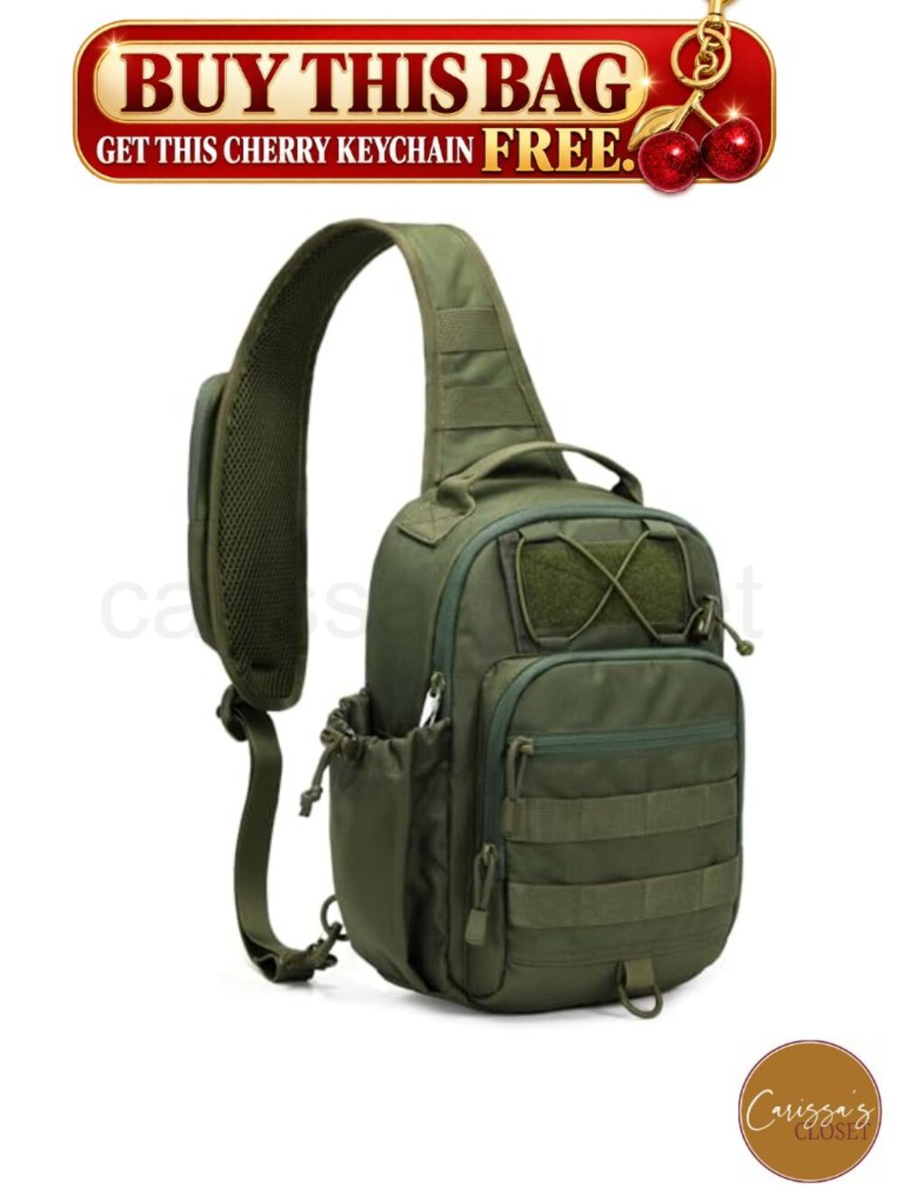 ✨ Anti-Theft Tactical Sling Bag RFID Crossbody Molle EDC Shoulder Bag for Men